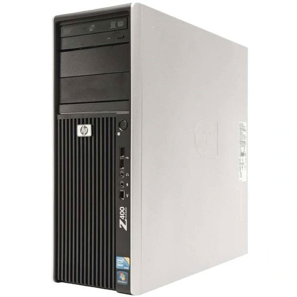 an HP desktop computer